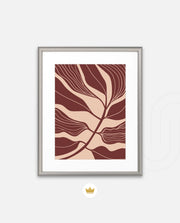 Burgundy Leaf Rhythm