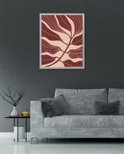Burgundy Leaf Rhythm