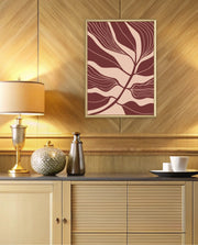 Burgundy Leaf Rhythm