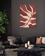 Burgundy Leaf Rhythm