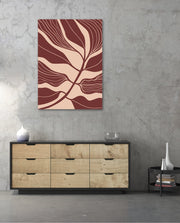 Burgundy Leaf Rhythm