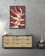 Burgundy Leaf Rhythm