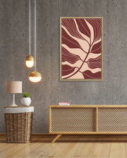 Burgundy Leaf Rhythm