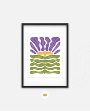 Violet Botanical Rhythm