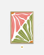 Coral Olive Flow