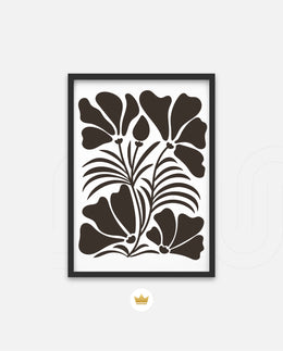 Midnight Floral Silhouette