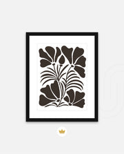 Midnight Floral Silhouette