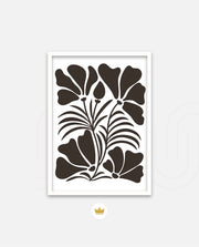 Midnight Floral Silhouette