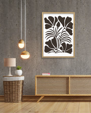 Midnight Floral Silhouette