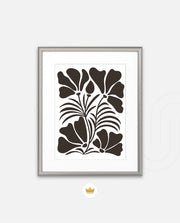 Midnight Floral Silhouette