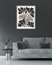 Midnight Floral Silhouette