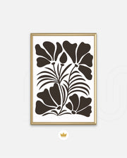 Midnight Floral Silhouette