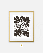 Midnight Floral Silhouette