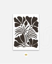 Midnight Floral Silhouette