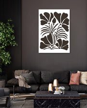 Midnight Floral Silhouette
