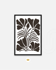 Midnight Floral Silhouette