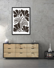 Midnight Floral Silhouette