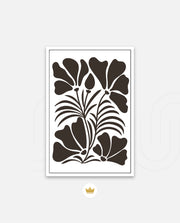 Midnight Floral Silhouette