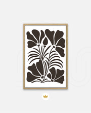 Midnight Floral Silhouette
