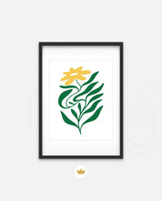 Golden Wildflower Sprig