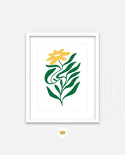 Golden Wildflower Sprig