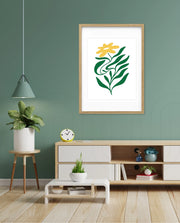Golden Wildflower Sprig
