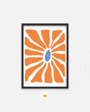 Tangerine Petal Burst