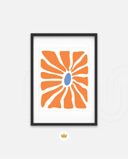 Tangerine Petal Burst