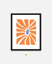 Tangerine Petal Burst