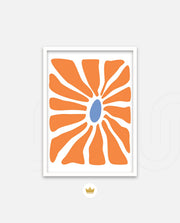 Tangerine Petal Burst
