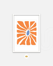 Tangerine Petal Burst