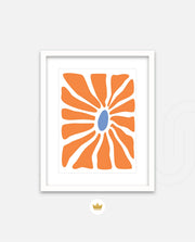 Tangerine Petal Burst