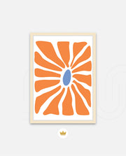 Tangerine Petal Burst