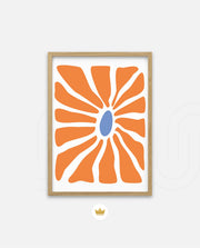 Tangerine Petal Burst