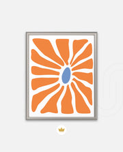 Tangerine Petal Burst