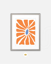 Tangerine Petal Burst