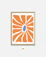 Tangerine Petal Burst