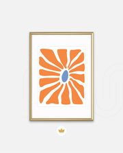 Tangerine Petal Burst