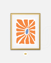Tangerine Petal Burst