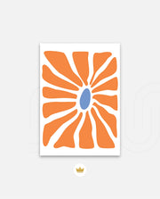 Tangerine Petal Burst