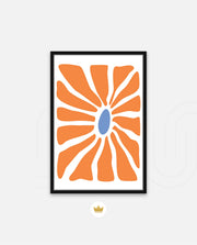 Tangerine Petal Burst