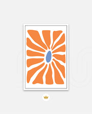 Tangerine Petal Burst