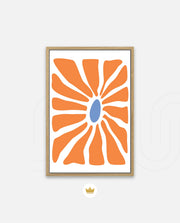 Tangerine Petal Burst
