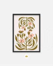 Olive Wildflower Charm