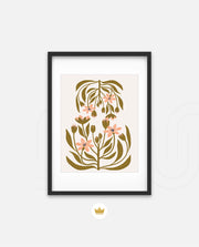 Olive Wildflower Charm