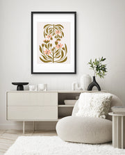 Olive Wildflower Charm
