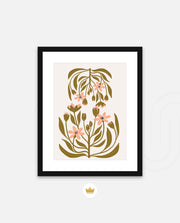 Olive Wildflower Charm