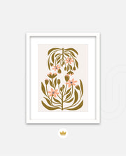 Olive Wildflower Charm