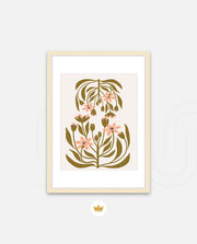 Olive Wildflower Charm