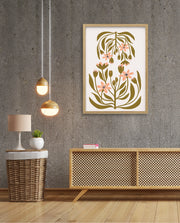 Olive Wildflower Charm